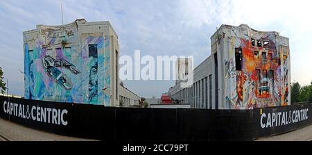 Edge Lane, Littlewoods Pools Building, Liverpool, Merseyside, North West England,England, UK - Capital & Centric film studios Stock Photo
