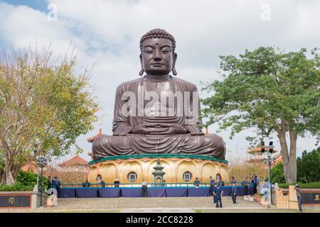 Changhua, Taiwan - Big Buddha statue at Mt. Bagua Great Buddha Scenic Area. a famous tourist spots in Changhua City, Taiwan. Stock Photo