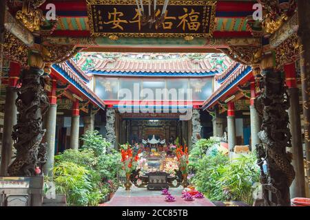 Taichung, Taiwan - Chenghuang Temple in Taichung, Taiwan. The temple was originally built in 1889. Stock Photo