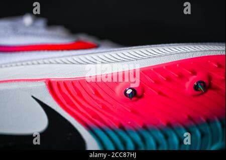 BANGKOK, THAILAND, AUGUST 17. 2020. Nike ZoomX Dragonfly Racing Spike. Controversial Track and Field Athletics Spike for professional Athletes at Summ Stock Photo