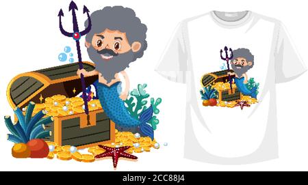 Meman Clothes Merman theme outfit mock up illustration Stock Vector Image & Art - Alamy