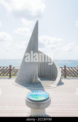 Pingtung County, Taiwan - The Southernmost Point of Taiwan at Kenting National Park in Hengchun Township, Pingtung County, Taiwan. Stock Photo