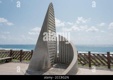 Pingtung County, Taiwan - The Southernmost Point of Taiwan at Kenting National Park in Hengchun Township, Pingtung County, Taiwan. Stock Photo