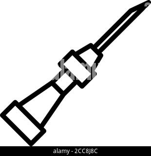 Urinary catheter icon, outline style Stock Vector Image & Art - Alamy