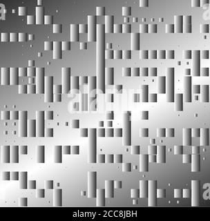 abstract metal background with cubes and cylinders Stock Photo - Alamy