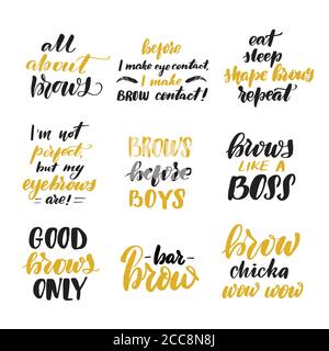 Vector calligraphy illustration isolated on white background. Stock Vector