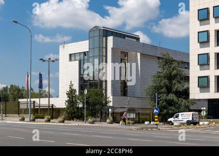 BELGRADE, SERBIA - JULY 21, 2020: The Embassy of the Slovak Republic in Belgrade Stock Photo