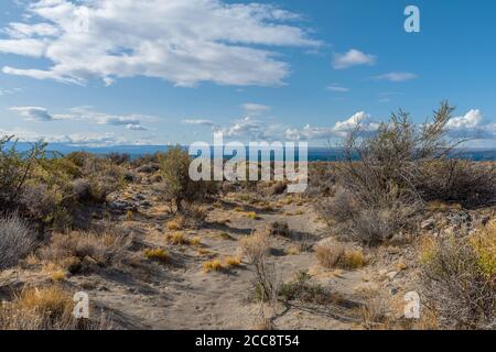 View of Viedma Lake in Patagonia, Argentina Stock Photo