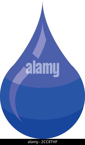 Diaper water absorb icon, isometric style Stock Vector