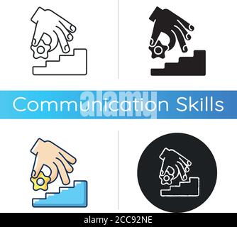 Coaching icon Stock Vector