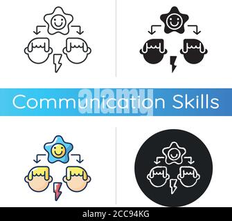 Conflict resolution icon Stock Vector