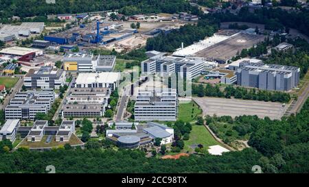 Software-company SAP's office buildings in St. Leon-Rot, where more than 4000 employees are working. Stock Photo