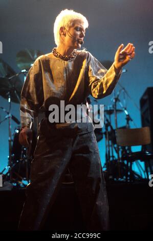 Annabel Lamb live at a concert on her 'The Flame' tour. London, May 15, 1984 | usage worldwide Stock Photo