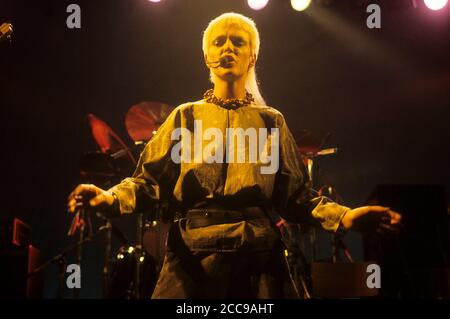 Annabel Lamb live at a concert on her 'The Flame' tour. London, May 15, 1984 | usage worldwide Stock Photo