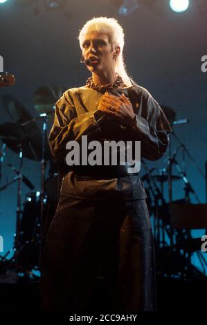 Annabel Lamb live at a concert on her 'The Flame' tour. London, May 15, 1984 | usage worldwide Stock Photo