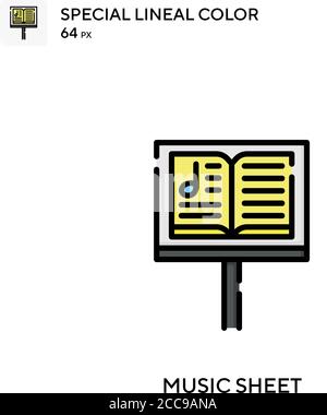 Stave Special lineal color icon. Illustration symbol design template ...