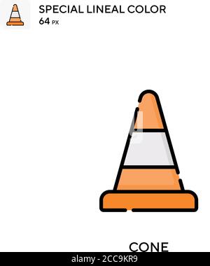 Cone Special lineal color vector icon. Illustration symbol design ...
