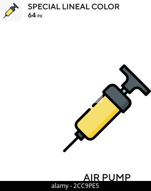 Air pump Special lineal color icon. Illustration symbol design template ...