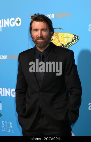 LOS ANGELES - MAR 6:  Sharlto Copley at the Gringo Premiere at Regal LA Live on March 6, 2018 in Los Angeles, CA Stock Photo