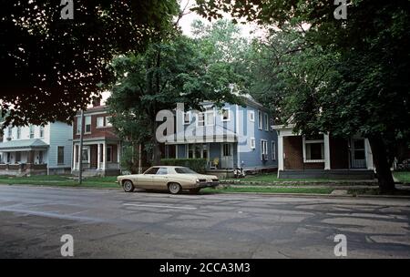 RICHMOND SUBURBS, INDIANA, USA, 1970s Stock Photo