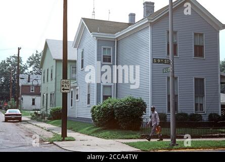 RICHMOND SUBURBS, INDIANA, USA, 1970s Stock Photo