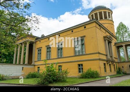 POTSDAM, GERMANY May 12, 2020. Lindstedt Castle in Potsdam is an accessible place for visitors. Stock Photo