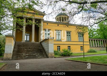 POTSDAM, GERMANY May 12, 2020. Lindstedt Castle in Potsdam is an accessible place for visitors. Stock Photo