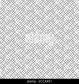 Seamless pattern. Infinitely repeating stylish elegant texture consisting of linear grid, rhombuses, rectangles. Abstract geometrical textured backgro Stock Vector