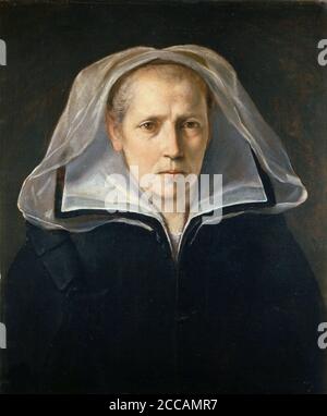 Portrait of Artist's Mother. Museum: Pinacoteca Nazionale di Bologna. Author: GUIDO RENI. Stock Photo