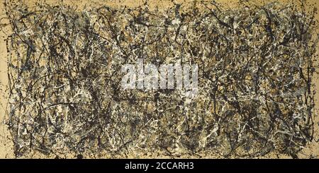 One: Number 31, 1950. Museum: © Museum of Modern Art, New York. Author: JACKSON POLLOCK. Stock Photo