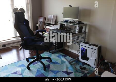 Gaming Room & Setup Stock Photo