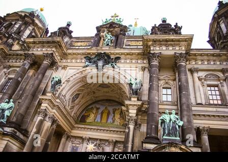 Berlin Cathedral statues Stock Photo