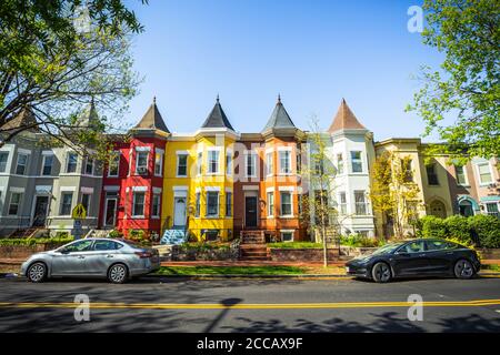 Images of residential architecture in Washington, D.C. Stock Photo