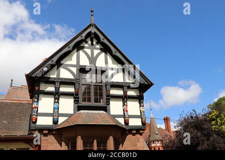 Grosvenor Park Lodge in the historic walled city of Chester Stock Photo