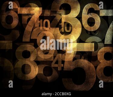 Abstract background with numbers Stock Photo - Alamy image.