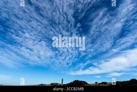 High altitude cloud formations Stock Photo