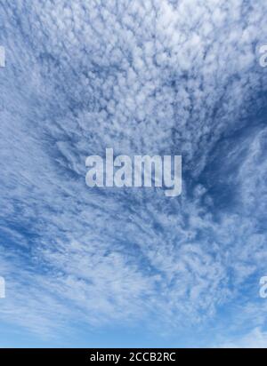 High altitude cloud formations Stock Photo