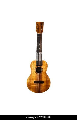 Soprano ukulele isolated on white background Stock Photo