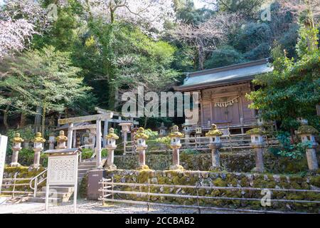 Gifu, Japan - Inaba Shrine in Gifu, Gifu Prefecture, Japan. Shrine have a history of over 1900 years. Stock Photo