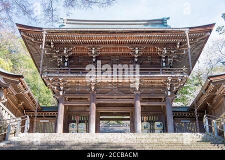 Gifu, Japan - Inaba Shrine in Gifu, Gifu Prefecture, Japan. Shrine have a history of over 1900 years. Stock Photo