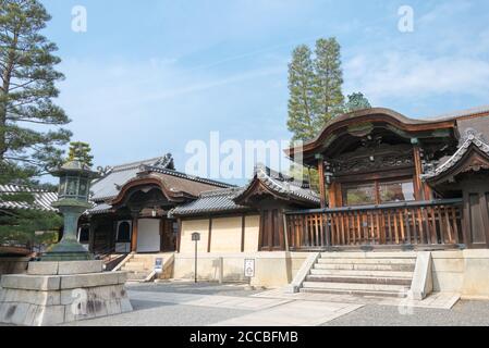 Kyoto, Japan - Myoshin-ji Temple in Kyoto, Japan. a head temple of the associated branch of Rinzai Zen Buddhism. Stock Photo