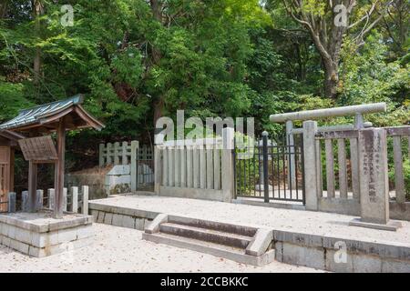 Kyoto, Japan - Tomb of Empress Kenshi in Fushimi, Kyoto Kyoto, Japan - Tomb of Empress Kenshi in Fushimi, Kyoto