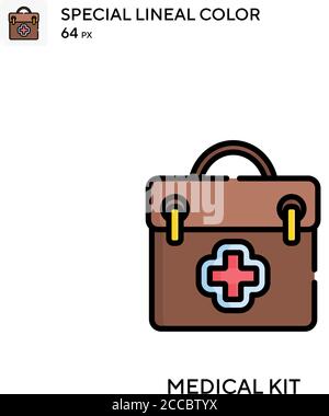 Medical kit Special lineal color icon. Illustration symbol design ...