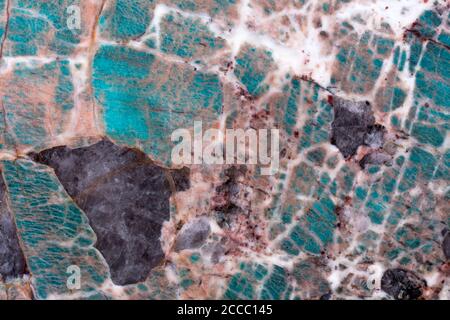 Quartzite background for your excellent design in blue tones. Stock Photo