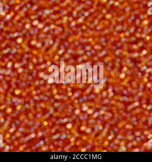 Abstract orange light bokeh. Christmas lights. Seamless square texture. Stock Photo