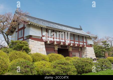 Fushimi Castle (Fushimi-Momoyama Castle) in Fushimi, Kyoto, Japan. The current structure is a 1964 replica of the original built by Toyotomi Hideyoshi Stock Photo