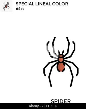 Spider Special lineal color icon. Illustration symbol design template ...