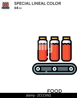 Food Special lineal color icon. Illustration symbol design template for web mobile UI element. Perfect color modern pictogram on editable stroke. Stock Vector