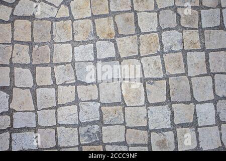 texture of small cemented stones Stock Photo