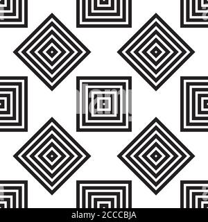 Seamless pattern with white squares Stock Vector